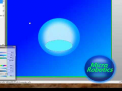 How to make a reflective semi-transparent bubble in Paint.NET