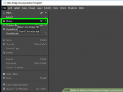 How to Make a Transparent Image Using Gimp (with Pictures)