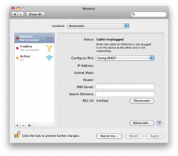 How to configure wired 802.1X for Mac OSX 10.6.3 ...