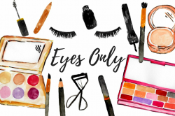 Watercolor Eye Makeup Clipart ~ Illustrations ~ Creative Market