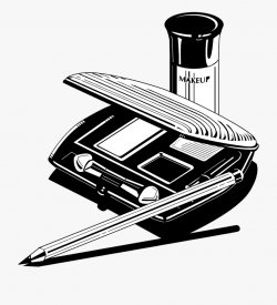 Objects - Makeup Kit Black And White #323341 - Free Cliparts ...