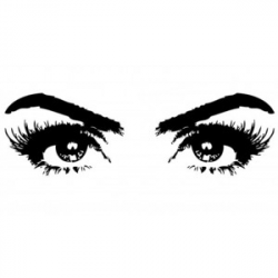 Wing eye makeup clipart - Clip Art Library