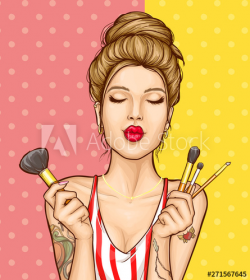 Download for free 10 PNG Makeup clipart pop art top images ...