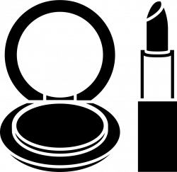 Silhouette clipart makeup, Silhouette makeup Transparent ...