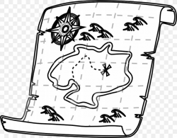 Treasure Map White Clip Art, PNG, 922x720px, Treasure Map ...