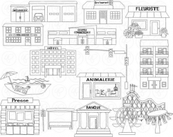 Pin by Mary Moore on School | Clip art, House colouring ...