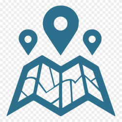 Tracking And Traceability - Folded Map Icon Clipart ...