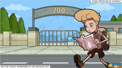 A Man Navigating A Map To Find A Correct Hike Trail and Zoo Entrance  Background