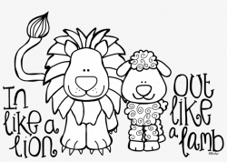 Simple Lamb At Getdrawings - March Lion Lamb Coloring Pages - Free ...