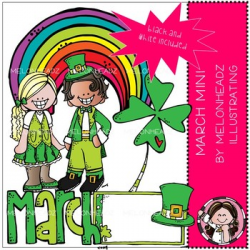 March clip art - Mini - Melonheadz Clipart