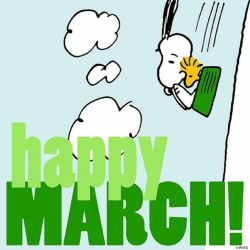 PEANUTS on | Snoopy and friends | Snoopy, Happy march, Hello march