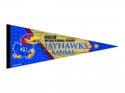 Details about Kansas Jayhawks 2018 NCAA Final Four March Madness San  Antonio Pennant