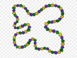 Mardi Gras Beads Clipart - Bead - Png Download (#1315623 ...