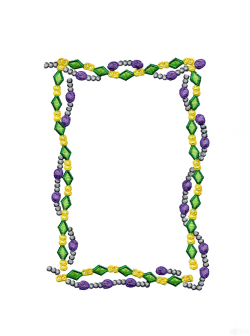 Mardi Gras Beads Clipart