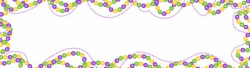 Mardi Gras Beads Clipart