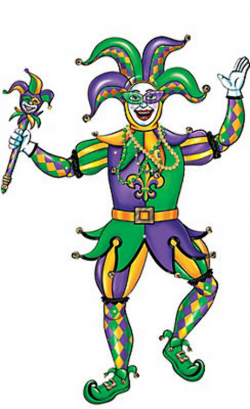 Mardi Gras Jester Clipart