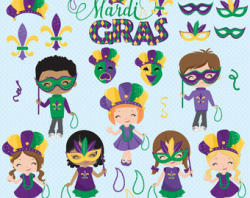 Mardi Gras Clipart For Kids