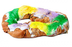 Mardi Gras King Cake Clipart