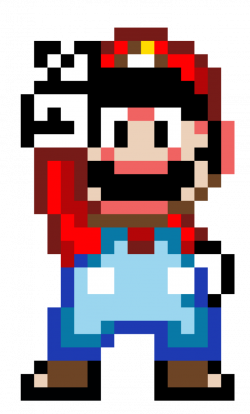 16-Bit Mario by NathanMarino | Desenho pixel, Pixel art e ...