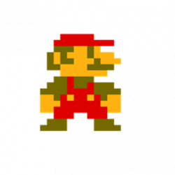 8-bit Mario(Transparent) - Roblox
