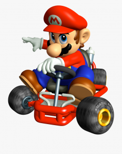 Mario Png Kart - Mario Kart 64 Mario , Transparent Cartoon ...