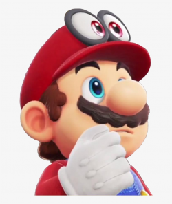 I Made A Transparent Image Of Mario Thinking For Your ...