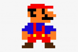 8bit Super Mario - Mario Pixel PNG Image | Transparent PNG ...