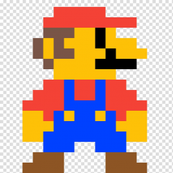 Super Mario pixel illustration, Super Mario Bros. Luigi ...