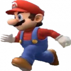 mario running transparent - Roblox