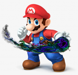 Ssb4 Mario Neon Fireball [transparent] By Mario497 - Super ...