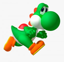 Super Mario Yoshi Running - Super Mario Bros Png , Free ...