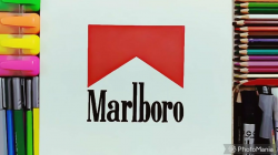 How to Draw the Marlboro Logo - Marlboro Cigarettes