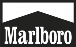 Download Source - - Marlboro Logo Black And White - Full ...