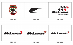 logo evolution | Maclaren cars, Bruce mclaren, Automotive logo