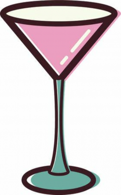 Pink Martini Glass Clipart - Free Clip Art Images | Pink ...