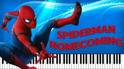 Spider Man: Homecoming - Marvel Studios Intro (Tutorial Piano Midi  Partitura Gratis)