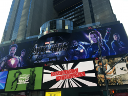 Now, in Times Square. : marvelstudios