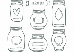 Need a cute mason jar vectors for your next project? This ...