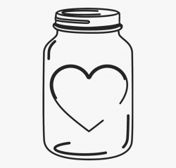 Firefly Svg Jar Drawing - Mason Jar Clipart Transparent ...
