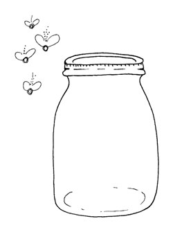 Mason Jar Firefly Clipart - Clip Art Library