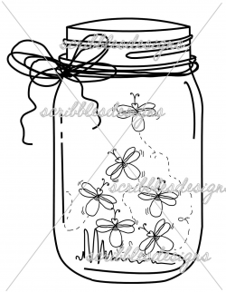 Scribbles Designs: #8102 Firefly Mason Jar ($3.00) | Mason ...