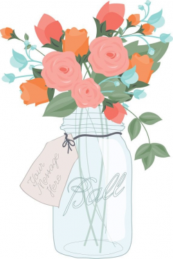 Flower clip art mason jar - 15 clip arts for free download ...