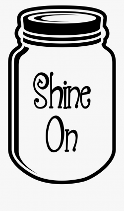 Mason Jar Clipart Silhouette - Mason Jar Clip Art Png ...
