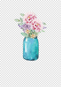 Download for free 10 PNG Mason jar clipart watercolor top ...