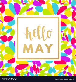 Hello may sale banner