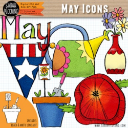 May Spring Clip Art {First Edition}