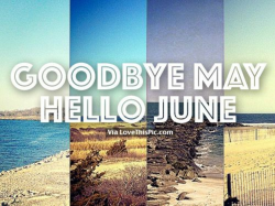 Goodbye May Hello June Clipart