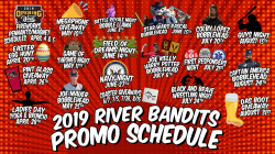 River Bandits Unveil 2019 Promo Schedule | Quad Cities River Bandits ...