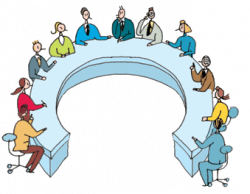 Free Roundtable Meeting Clip Art - Clip Art Library