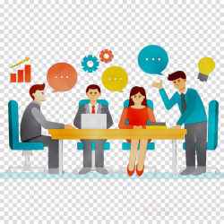 Business Meeting clipart - Teamwork, Illustration, Business ...